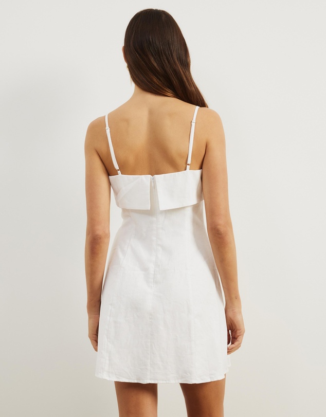 Atmos&Here - Bella Linen Blend Mini Dress