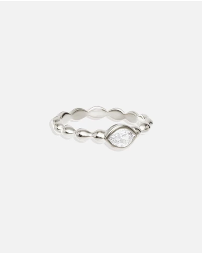 By Charlotte - Silver Lucky Eye Ring