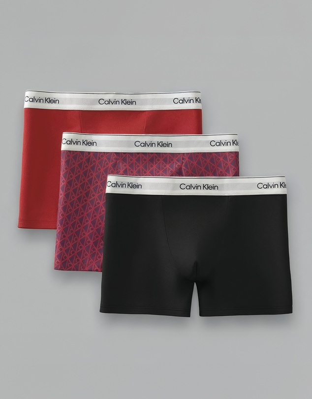 Calvin Klein - Icon Cotton Stretch 3 Pack Relaxed Trunks