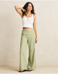 Rhythm - Vista Stripe Wide Leg Pants