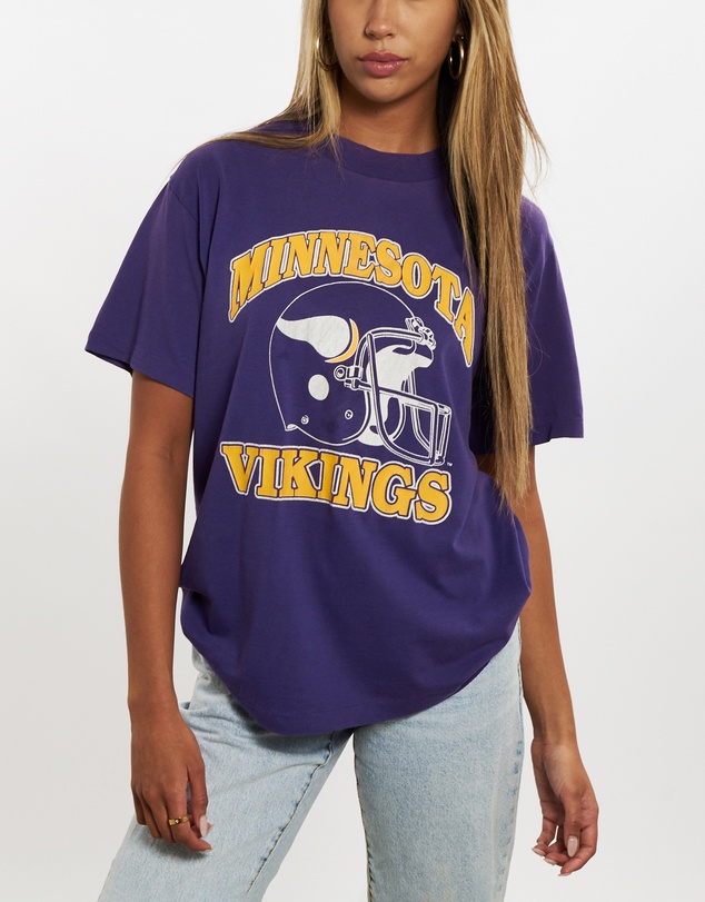 Vintage by The Real Deal - Pre Loved - 80s NFL Minnesota Vikings Tee