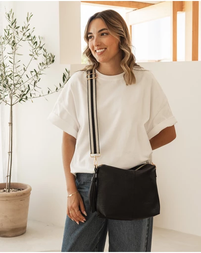 Louenhide - Daisy Stripe Crossbody Bag