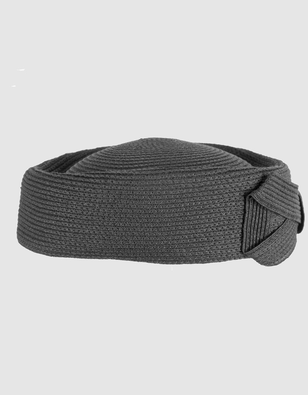 Max Alexander - Black Braid Pillbox Hat