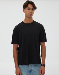 AERE - Linen Blend Knit T-shirt