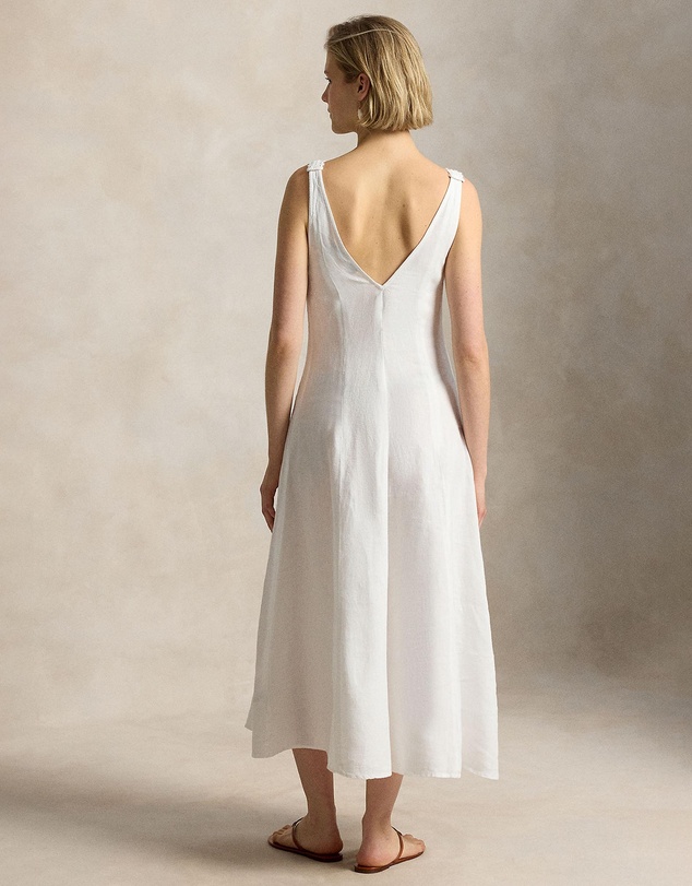 Polo Ralph Lauren - Crochet-Trim Linen Dress