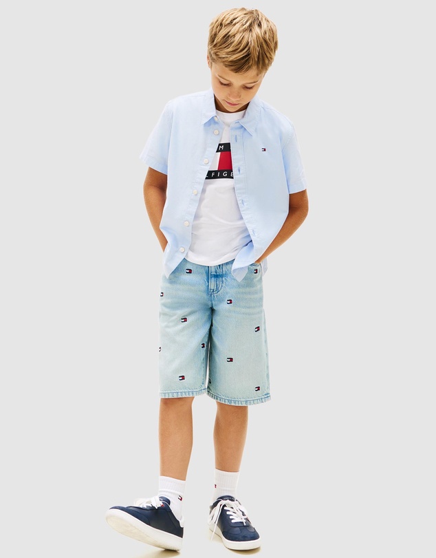 Tommy Hilfiger - Short Sleeve Oxford Shirt - Teens