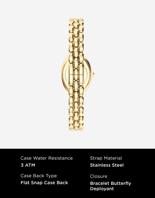 Emporio Armani - Gold Tone Analogue Watch