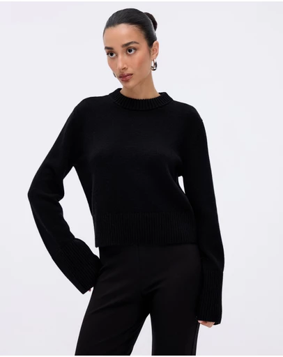 Minima Esenciales - Talen Merino Wool Cashmere Blend Jumper
