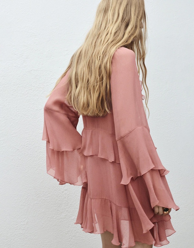M.N.G - Short Ruffled Dress