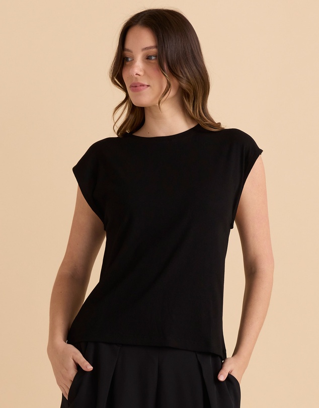 Betty Basics - Cuff Rib Tee