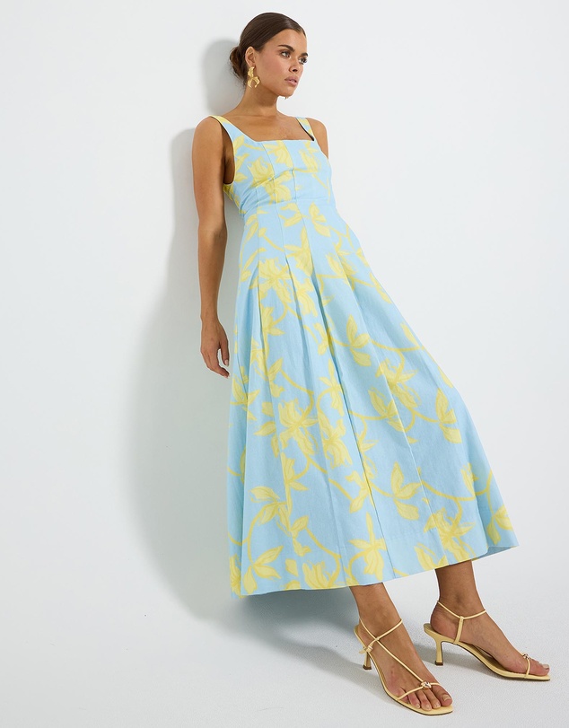 Pasduchas - Soleil Panelled Midi Dress