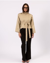 Style Addict - Cropped Trench