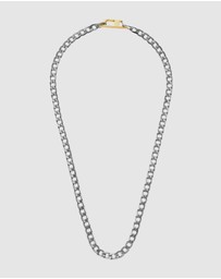 Diesel - Steel Silver-Tone Necklace