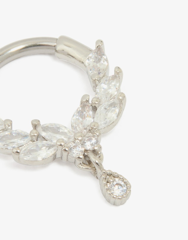 Lovisa - Surgical Steel Cubic Zirconia Marquise Clicker Ring