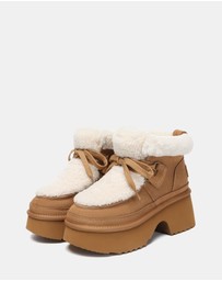 EVERAU - Australian Shepherd Ugg Bumpy Cow Suede Upper Fashion Boots