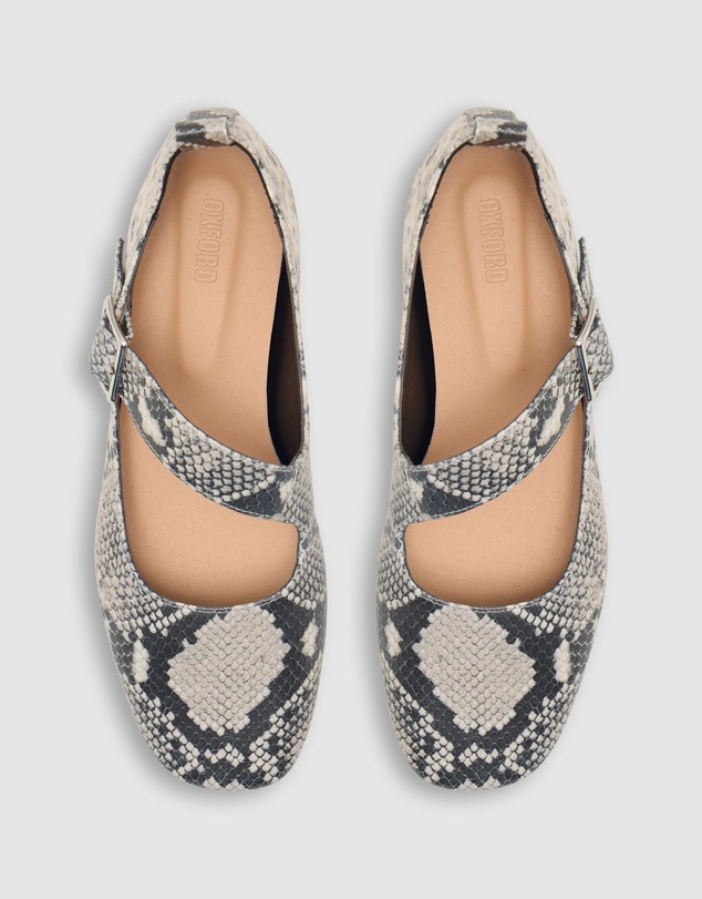 Oxford - Florentine Cross Strap Ballet
