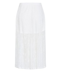 City Chic - Plus size Lacey Maxi Skirt - ivory