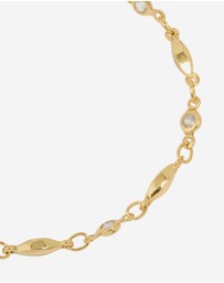 Lovisa - Gold Plated Cubic Zirconia Link Chain Bracelet