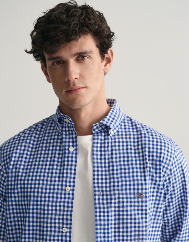 Gant - Regular Fit Gingham Poplin Shirt