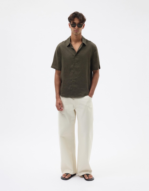 AERE - Euro Resort Linen SS Shirt
