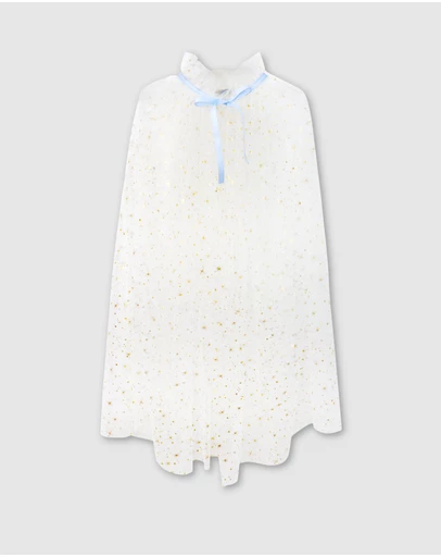 Pink Poppy - Disney Frozen Gold Snow Flakes Cape