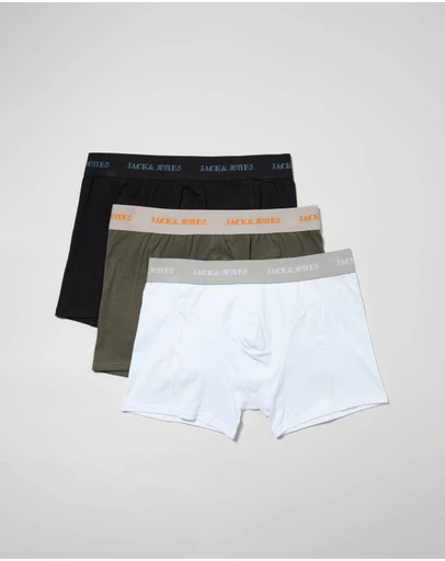 Jack & Jones - 3-Pack Jacmiles Solid Trunks