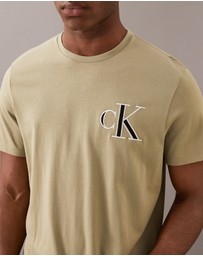 Calvin Klein Jeans - Varsity Monogram Logo Patch T-Shirt