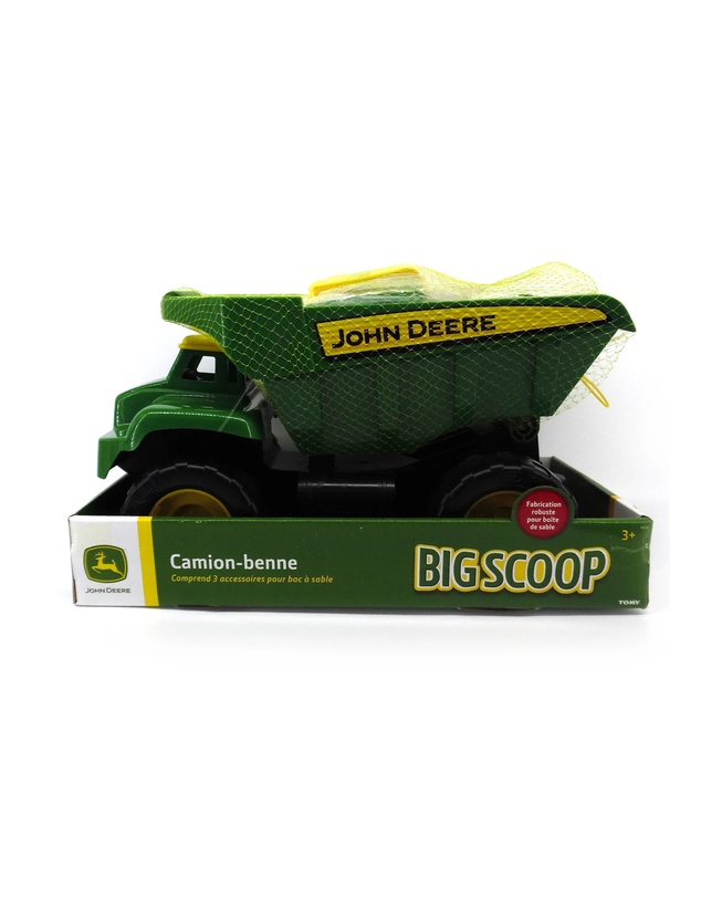 John Deere - 38cm Big Scoop Dump Truck with Sand Tools