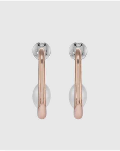 Skagen - Agnethe Rose Gold Tone Earring