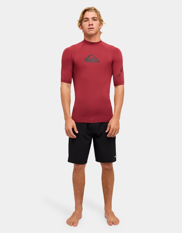 Quiksilver - Mens All Time Short Sleeve Rash Vest