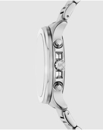 Michael Kors - Sage Silver Tone Chronograph Watch