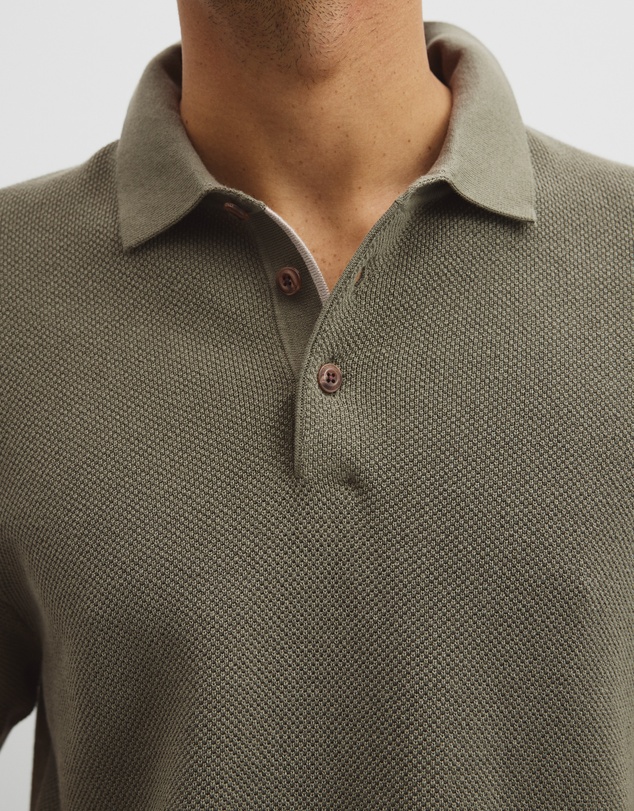 Country Road - Short Sleeve Good Earth Cotton Pique Knit Polo