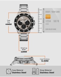 Emporio Armani - Silver Chronograph Watch
