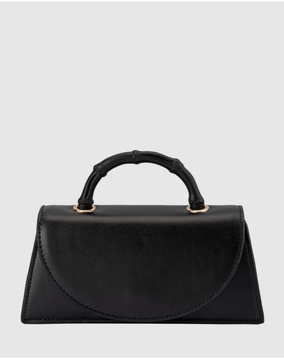 Olga Berg - Phoebe Bamboo Handle Bag