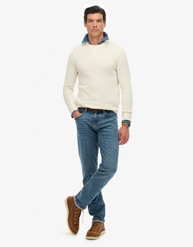 Superdry - Light Weight Cotton Texture Jumper
