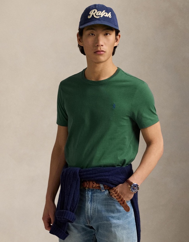 Polo Ralph Lauren - Custom Slim Fit Jersey Crewneck T-Shirt