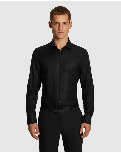 yd. - Monaco Pure Cotton Textured Dress Shirt