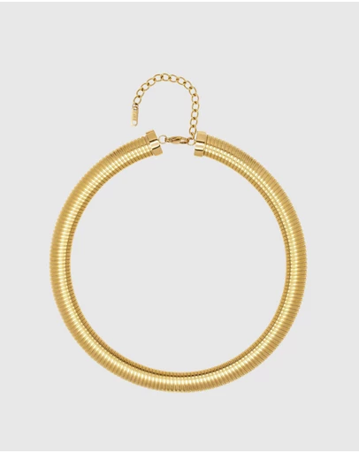 Nialaya Jewellery - Gold Stretch Choker