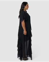 Sunday In The City - Forbidden Feline Maxi Dress