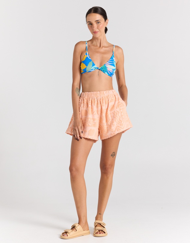 Poolside Paradiso - Mai Tai Short - Peach