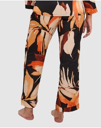 Sans Complexe - Pure Chic Floral Print Viscose Satin Pyjama Pants