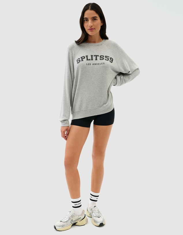 Splits59 - Andie Oversized Fleece Varsity Graphic Sweatshirt