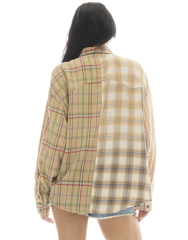 THE TALES - Half n Half Teddy Western Shirt