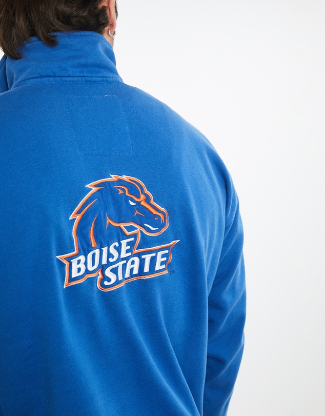 Vintage by The Real Deal - Pre Loved - Vintage Boise State Broncos Quarter Zip Sweatshirt