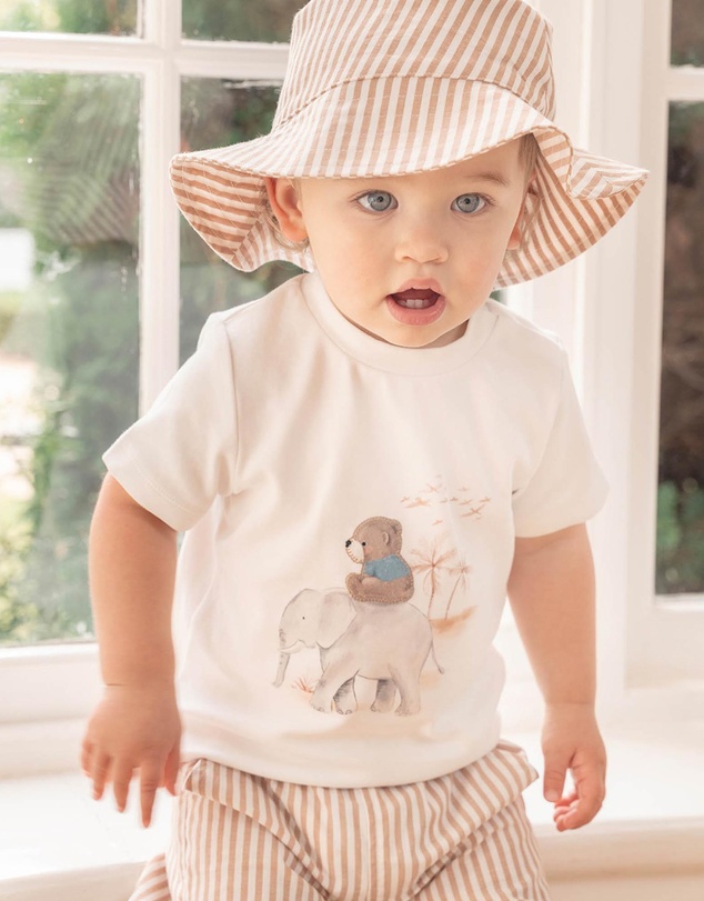Bebe by Minihaha - Brady Organic Bear Tee - Babies