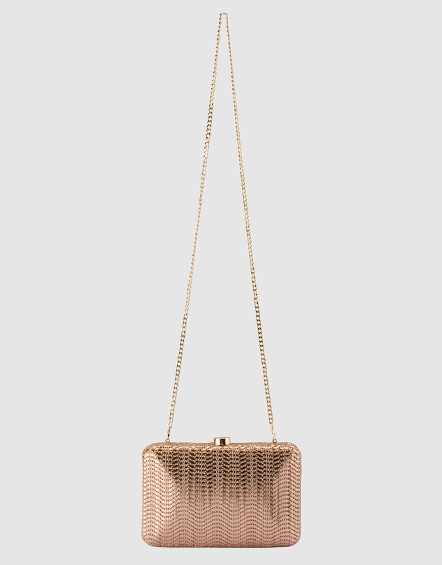Olga Berg - Hannah Textured Clutch