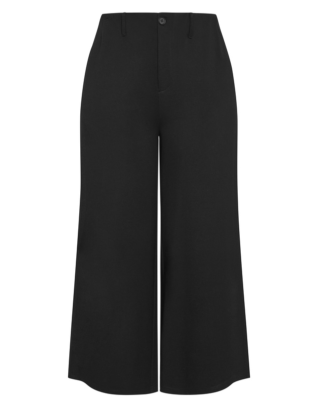 City Chic - Plus size Peyton Ponte Pant - black