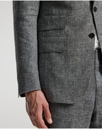Calibre - Melange Linen Suit Jacket Iron