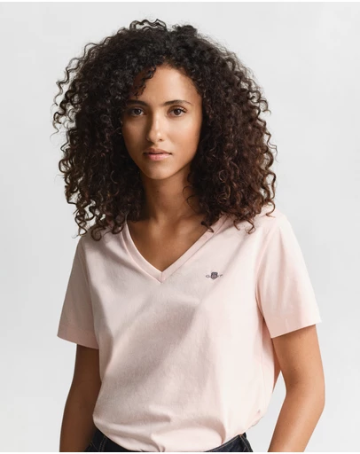 Gant - Shield V-Neck T-Shirt