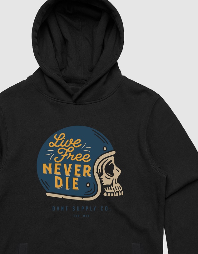 DVNT - Live Free Hoodie - Youth